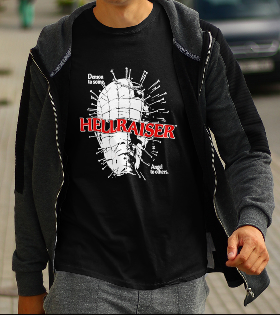 Hellraiser Pinhead Demon To Some Angel To Others T-Shirt