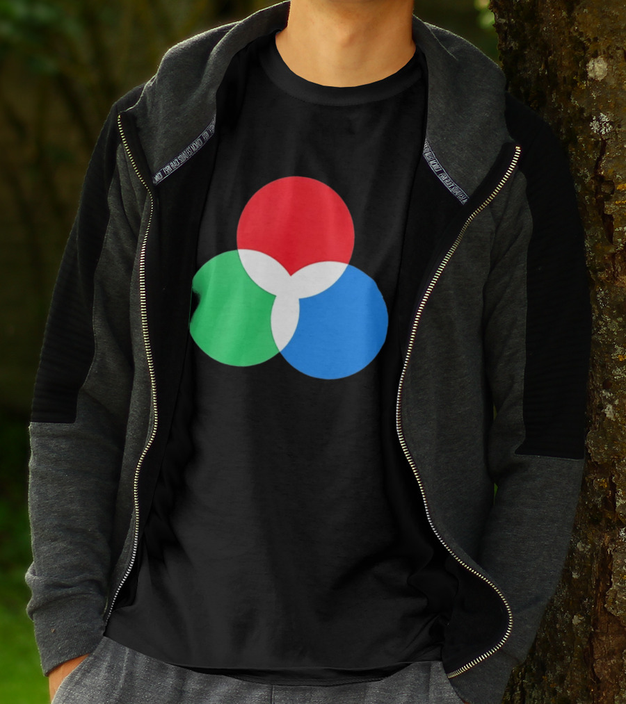 RGB Color Model Venn Diagram Red Green Blue T-Shirt