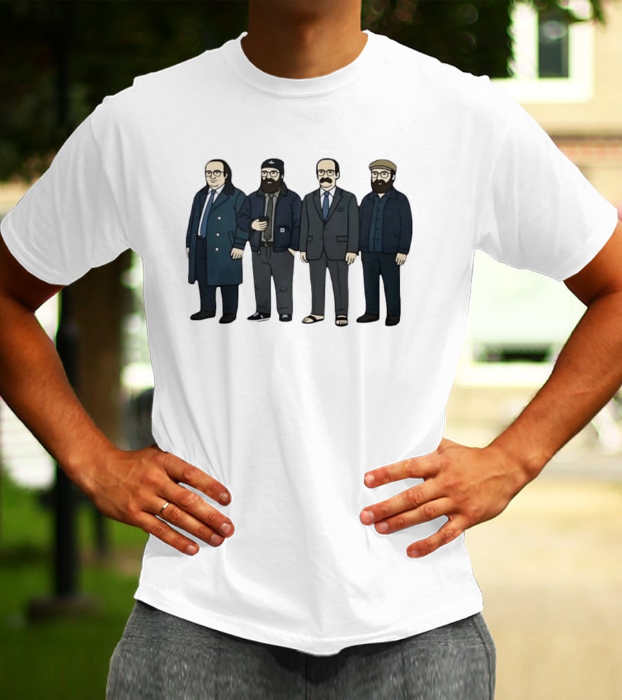 Danny DeVito Seth Rogen David Cross Zach Galifianakis Cartoon Characters T-Shirt