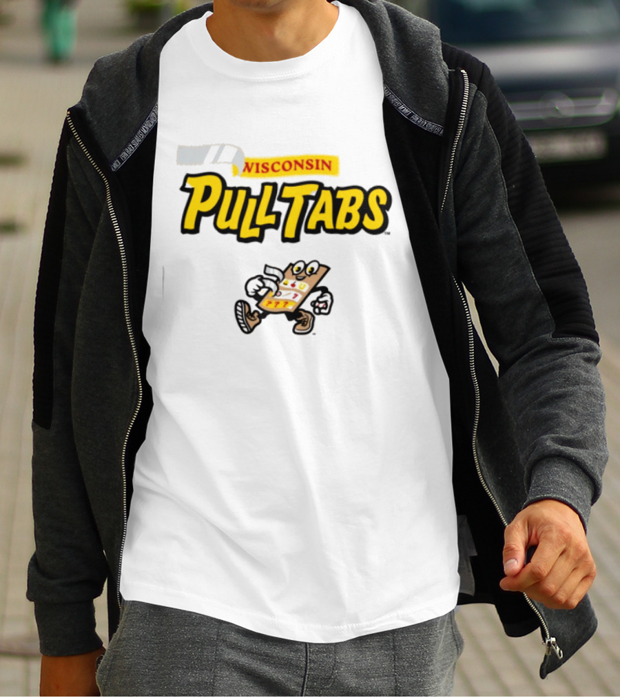 Wisconsin Pull Tabs Dock Spiders Team Store T-Shirt