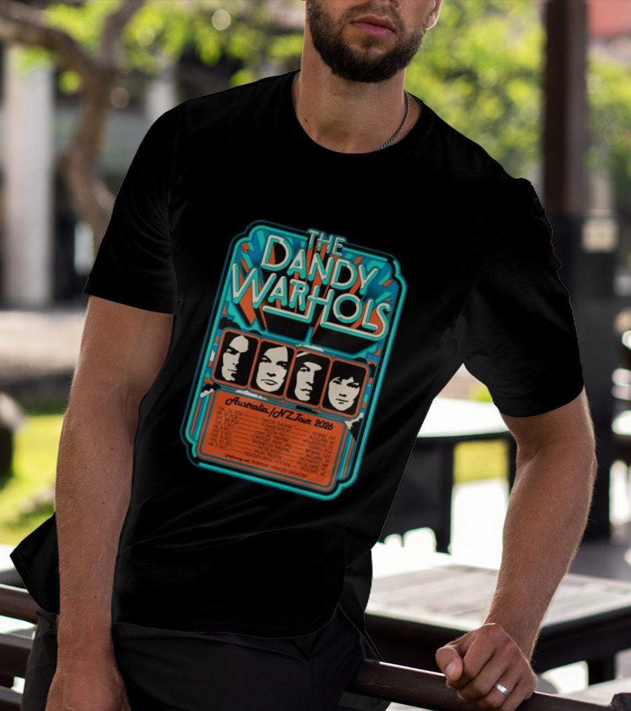 The Dandy Warhols Australia NZ Tour 2026 Concert Dates And Venues T-Shirt