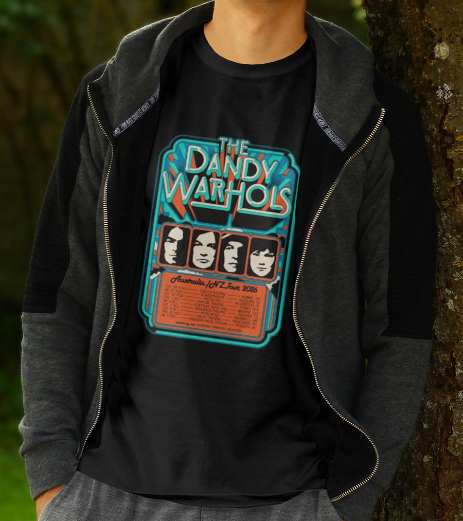 The Dandy Warhols Australia NZ Tour 2026 Concert Dates And Venues T-Shirt