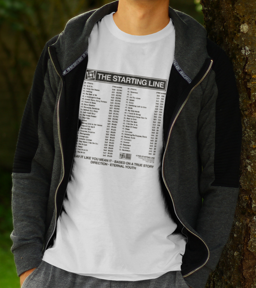 The Starting Line Complete Songs And Lyrics Collection Vintage Music Band Merch T-Shirt