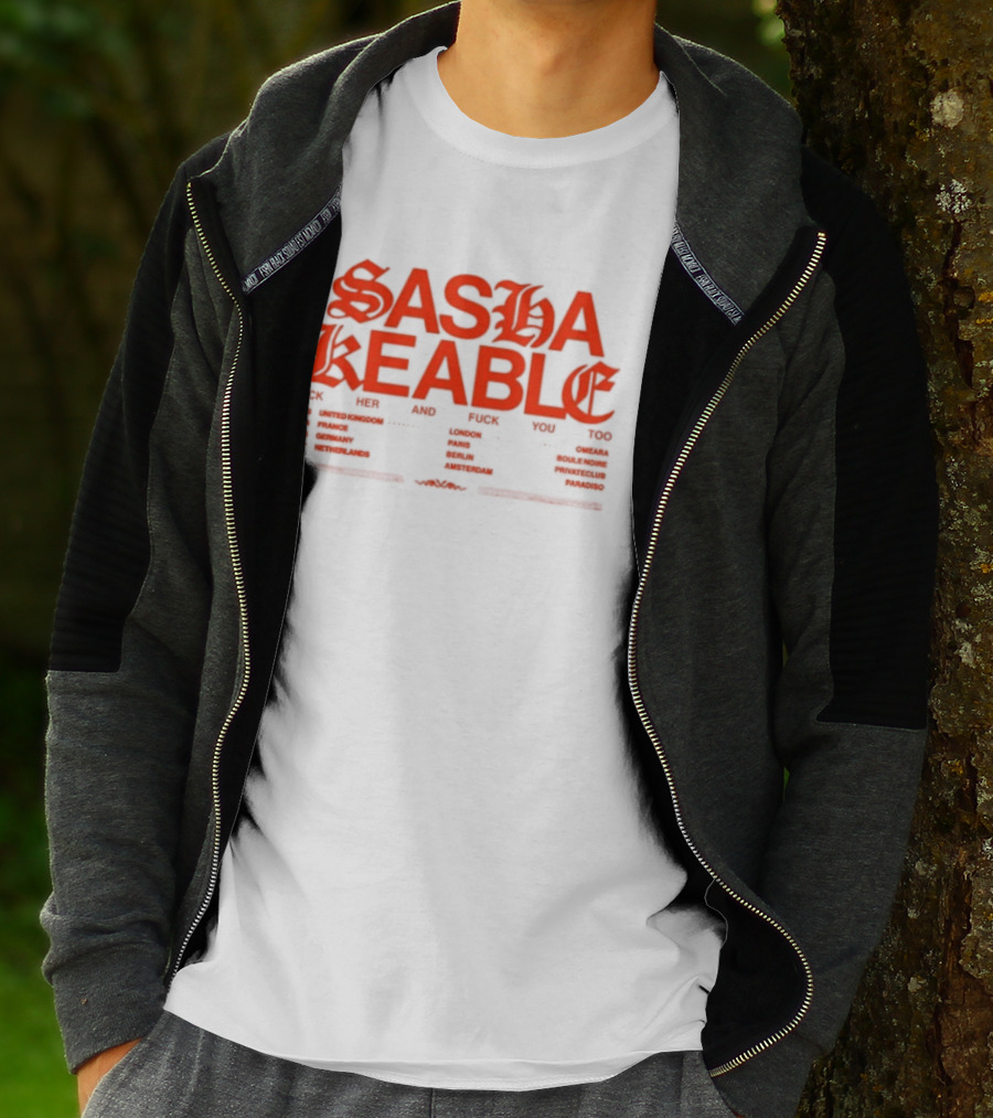 Sasha Keable 2024 Tour Dates And Locations List T-Shirt