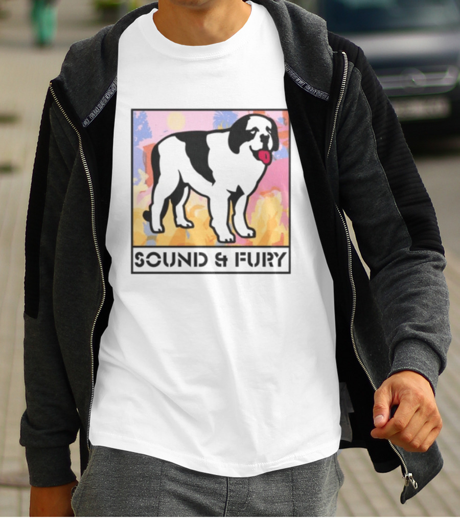 Sound And Fury Store Sound And Fury 2026 Big Dog White St Bernard T-Shirt