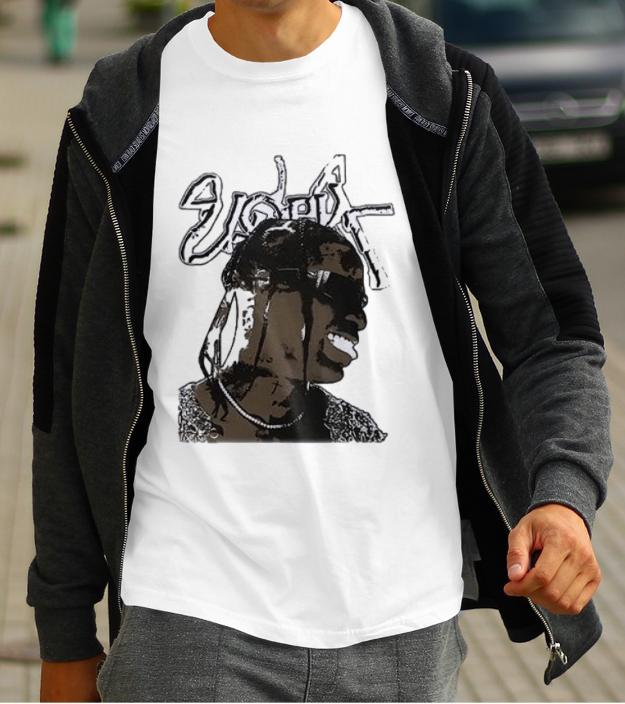 T Scott Utopia Cactus Jack Smiling T-Shirt