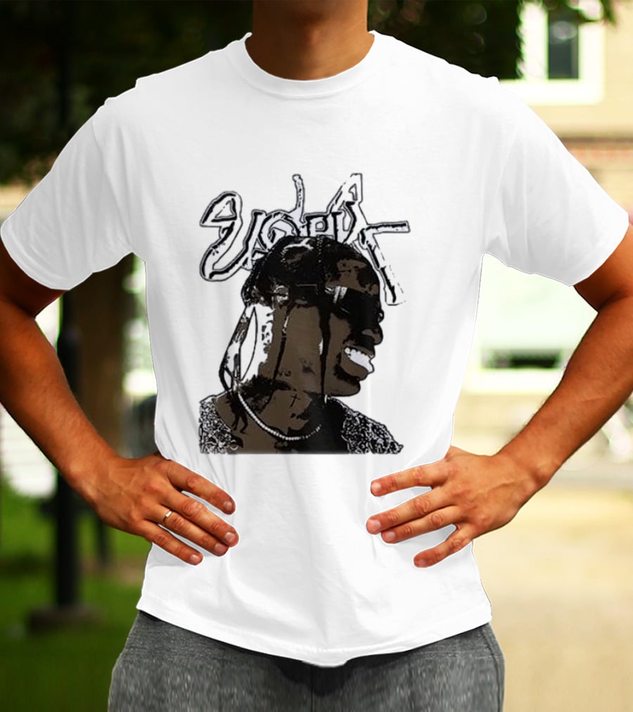 T Scott Utopia Cactus Jack Smiling T-Shirt