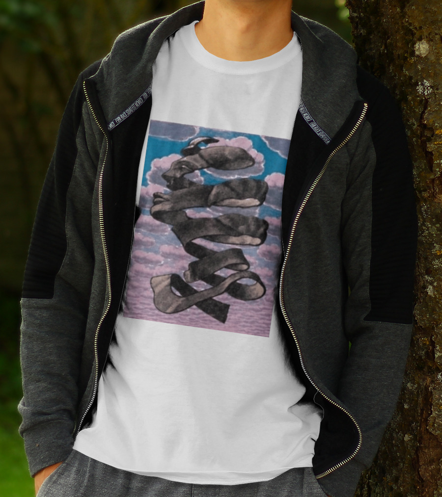 Tom Holland MC Escher Infinite Mobius Strip Optical Illusion T-Shirt