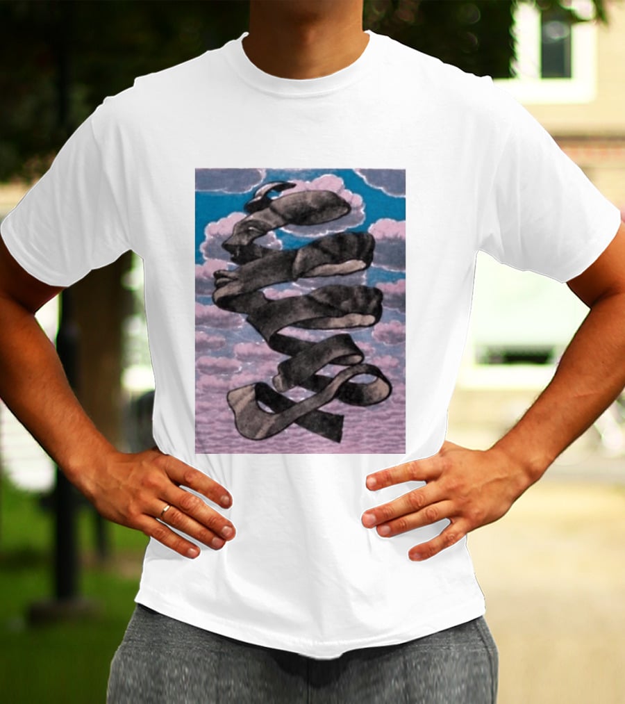 Tom Holland MC Escher Infinite Mobius Strip Optical Illusion T-Shirt