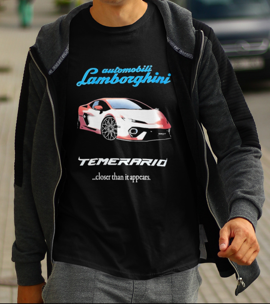 Automobili Lamborghini Temerario Closer Than It Appears Car T-Shirt