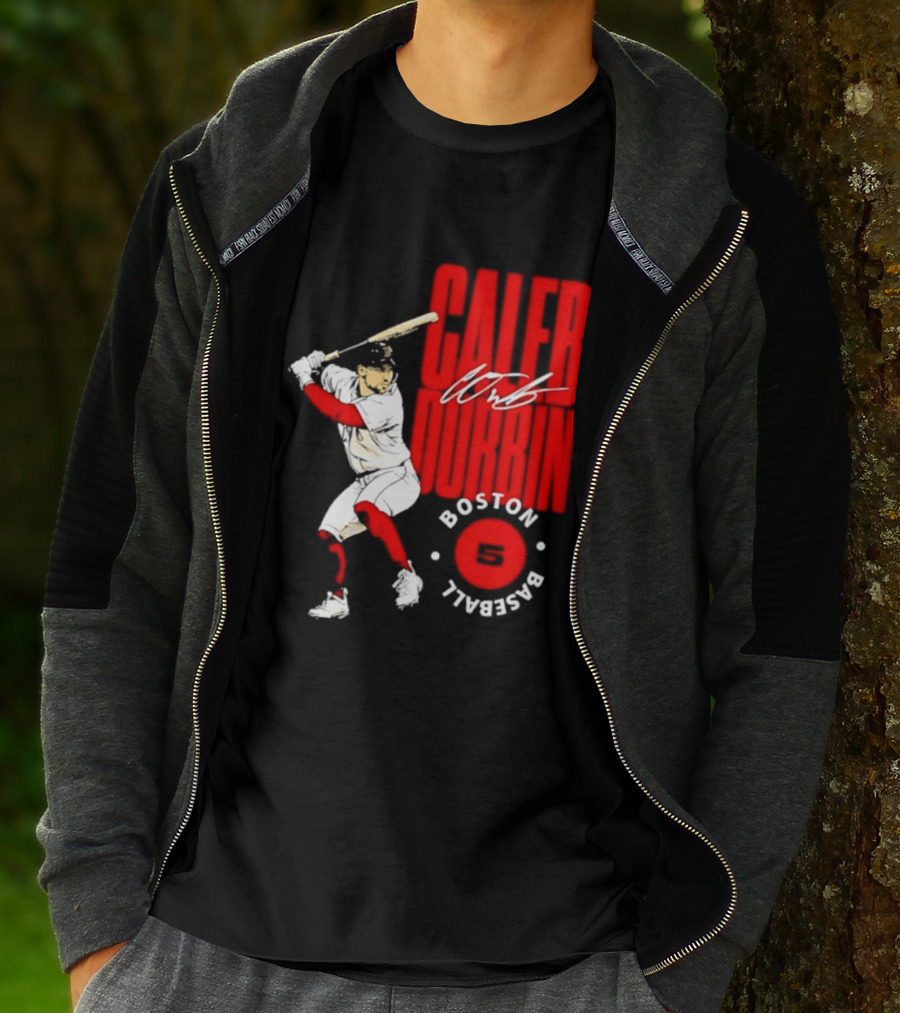 Caleb Durbin Boston Red Sox Baseball 5 T-Shirt