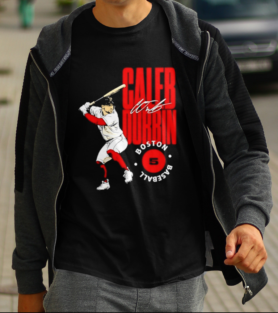 Caleb Durbin Boston Red Sox Baseball 5 T-Shirt