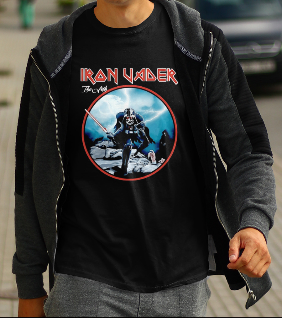 Iron Vader The Sith Star Wars Heavy Metal Darth Vader Comic T-Shirt
