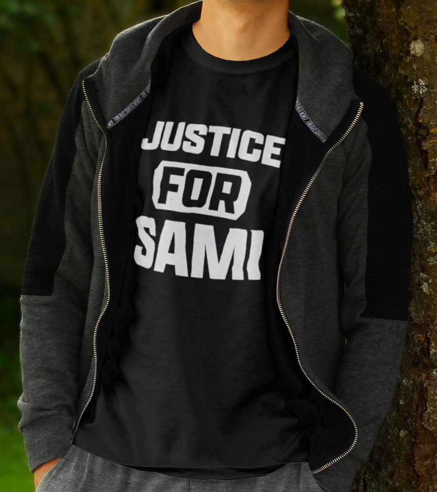 Justice For Sami Advocacy Support Awareness Movement T-Shirt