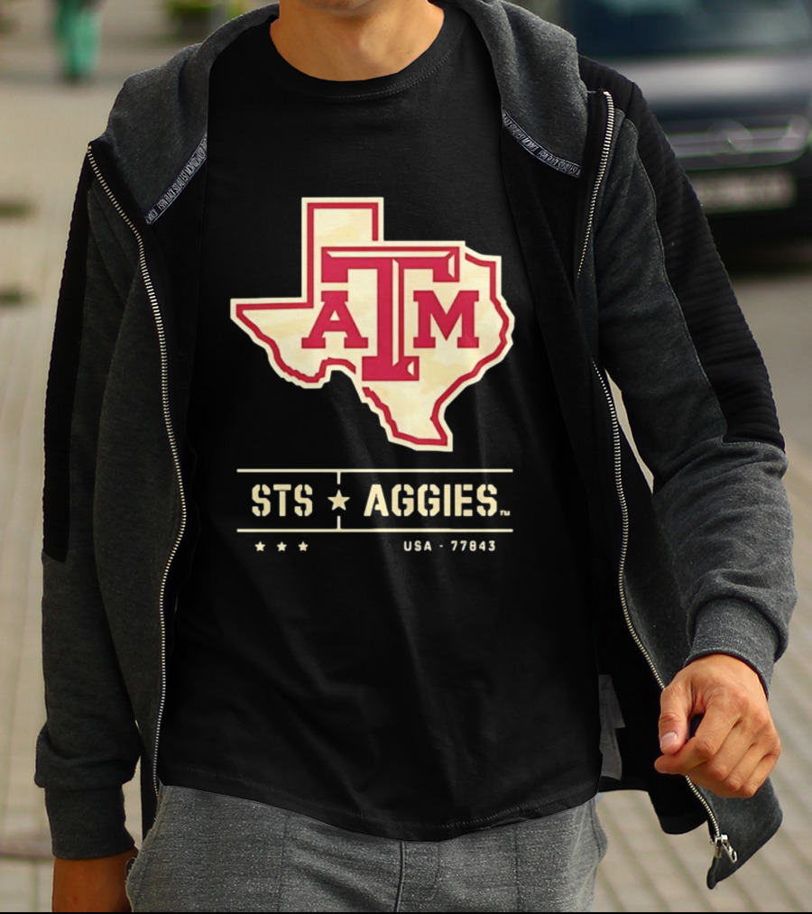 Texas A&M ATM STS Aggies USA 77843 T-Shirt