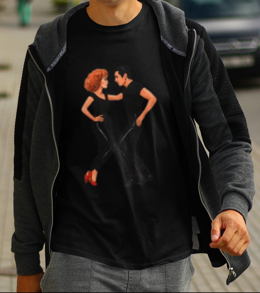 Danny Aarons Store Grease Danny And Sandy Dance Scene T-Shirt
