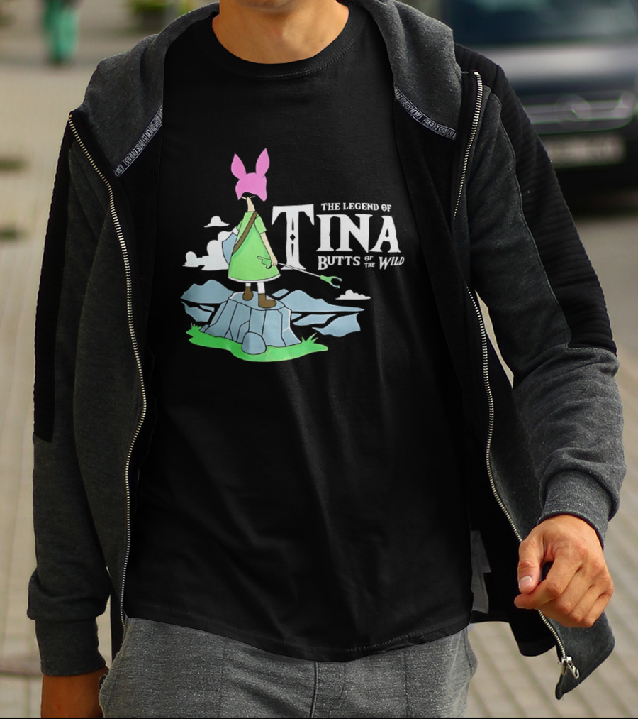 The Legend Of Tina Butts Of The Wild Adventure T-Shirt
