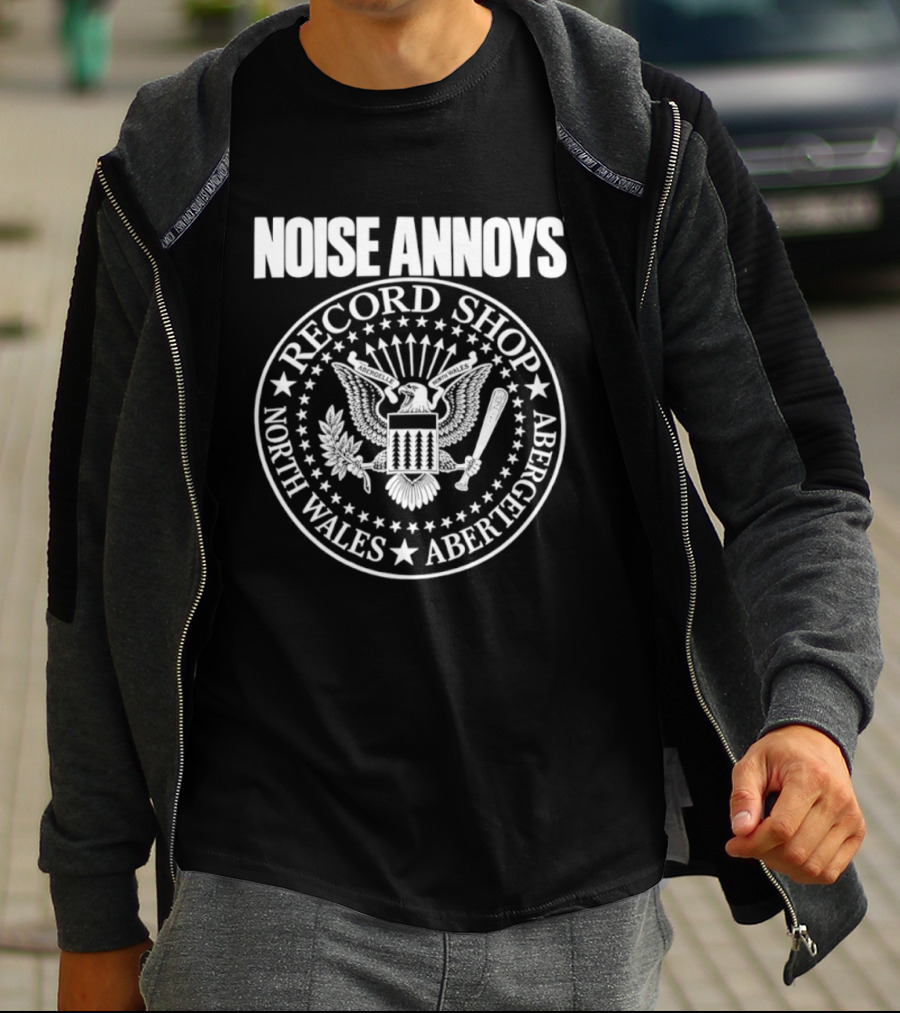 Noise Annoys Record Shop Abergele North Wales T-Shirt