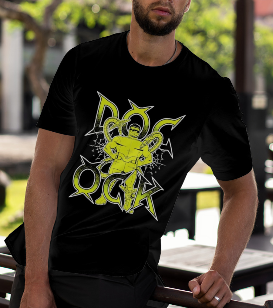 Doc Ock Marvel Doctor Octopus Iconic Character With Tentacles And Webs T-Shirt
