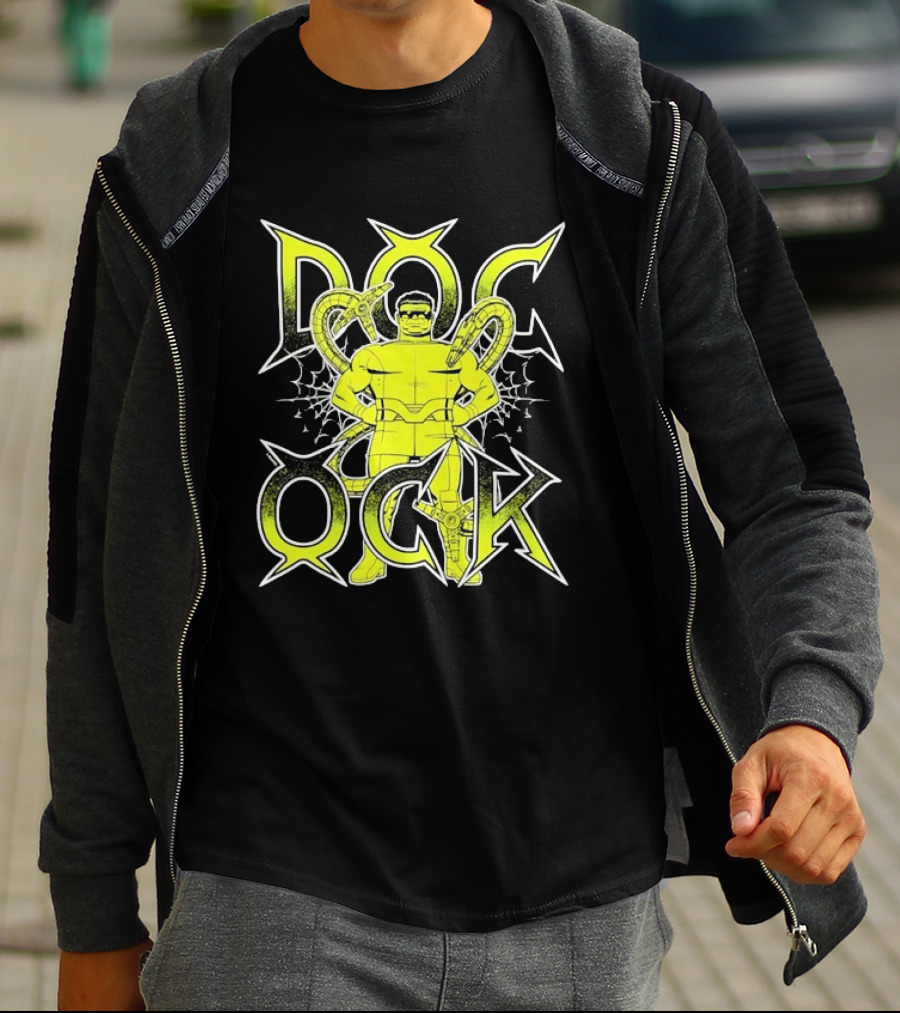 Doc Ock Marvel Doctor Octopus Iconic Character With Tentacles And Webs T-Shirt