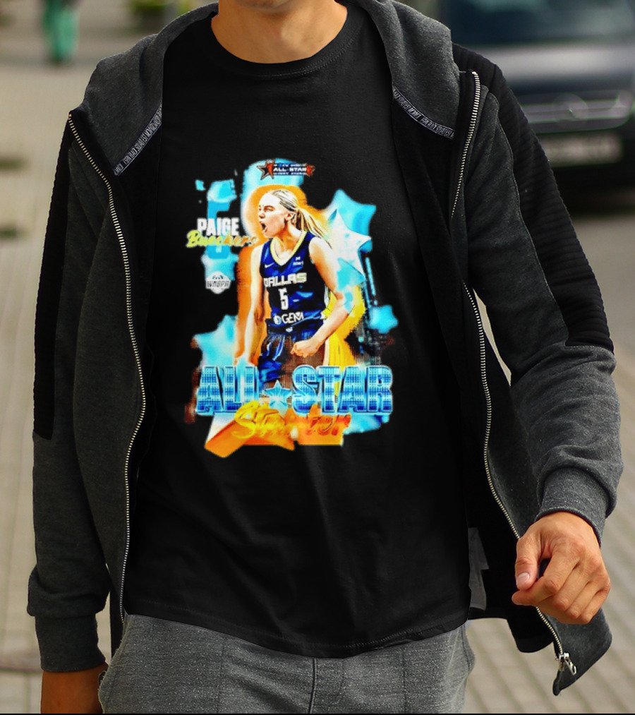 Paige Bueckers Dallas Wings All Star Starter 2025 WNBPA T-Shirt
