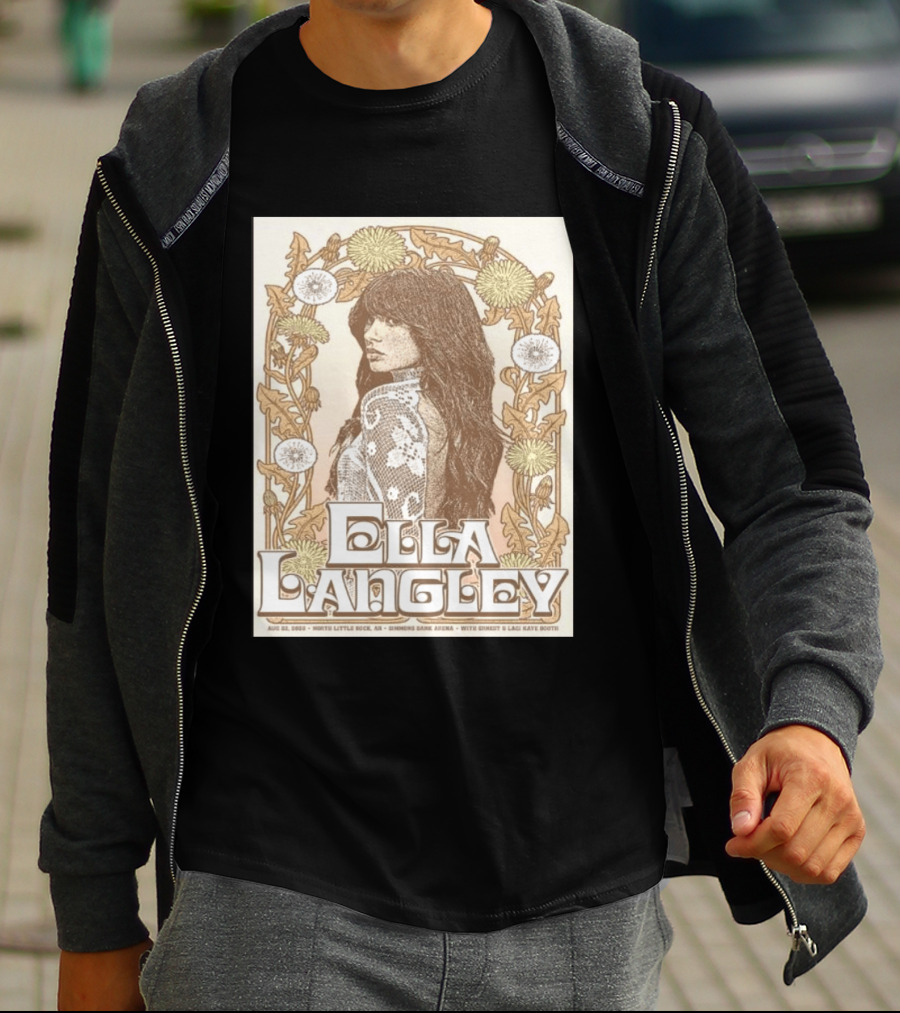 Ella Langley North Little Rock AR 2026 Simmons Bank Arena August 22 Event With Special Guest Laci Kaye Booth T-Shirt