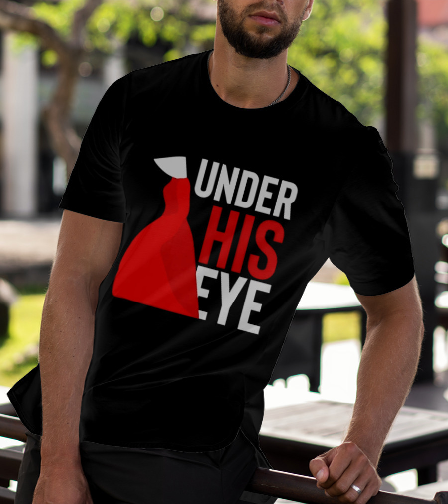 Under His Eye Red Cloak And White Bonnet T-Shirt