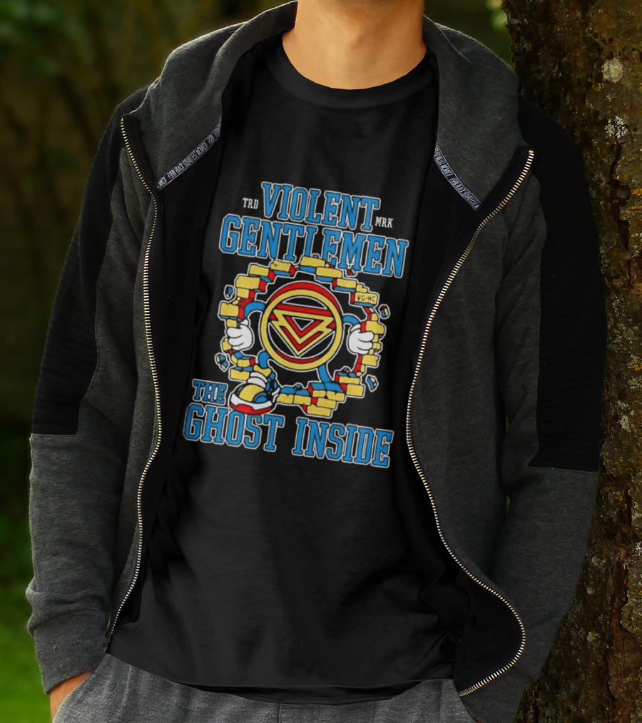 Violent Gentlemen The Ghost Inside Sonic Breaking Brick Wall T-Shirt