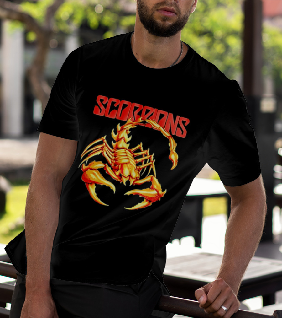 Scorpions Band Heavy Metal Hard Rock Iconic Scorpion Visual T-Shirt