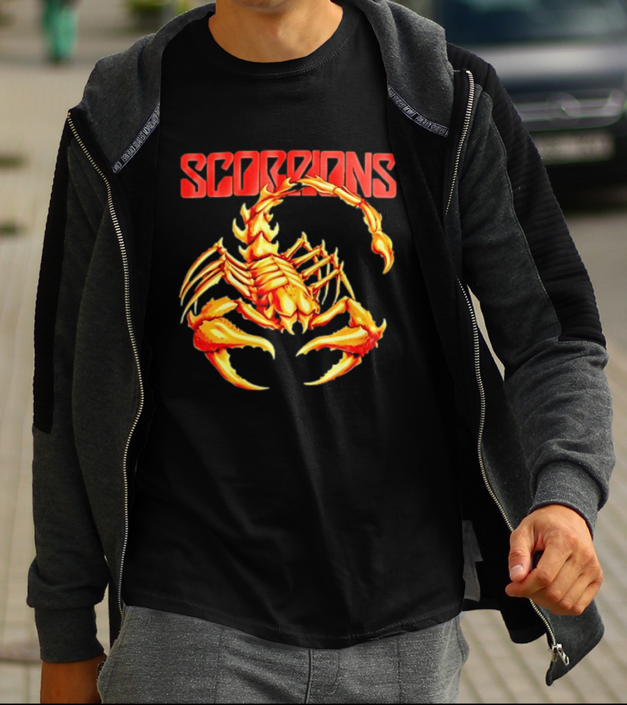 Scorpions Band Heavy Metal Hard Rock Iconic Scorpion Visual T-Shirt
