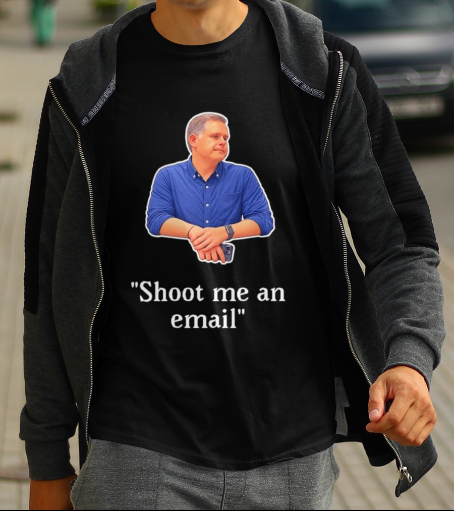 Shoot Me An Email Casual Corporate Office Humor T-Shirt
