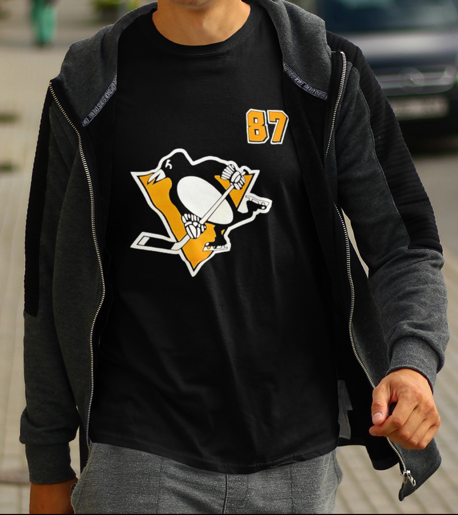 Sidney Crosby 87 Pittsburgh Penguins NHL Player T-Shirt