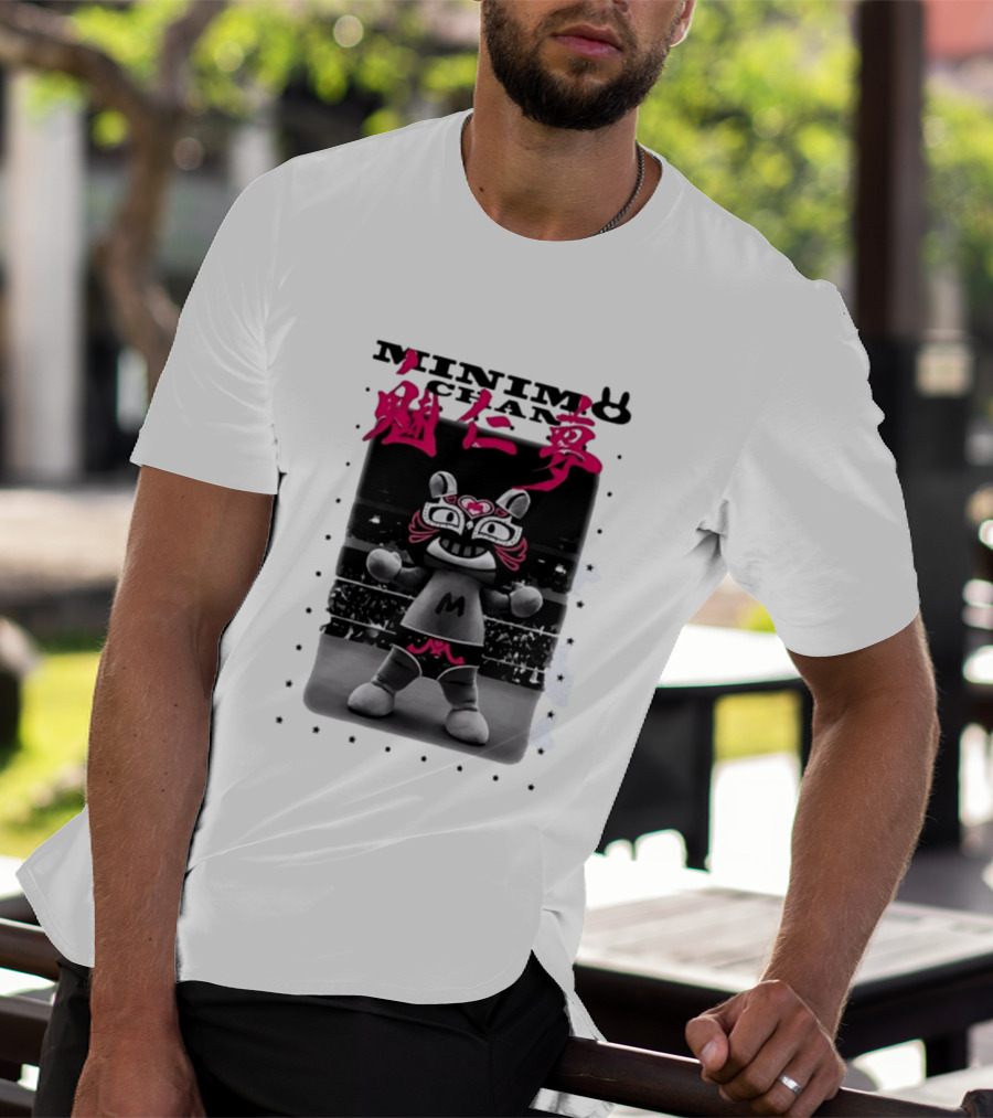 Minimo Chan Lucha Libre Japanese Wrestling T-Shirt