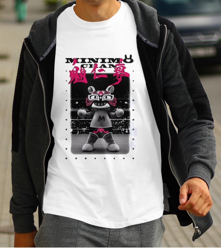 Minimo Chan Lucha Libre Japanese Wrestling T-Shirt
