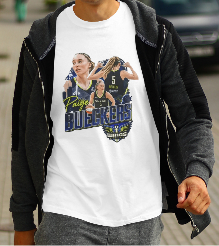 Paige Bueckers Dallas Wings 5 WNBA Basketball Wings Orders T-Shirt