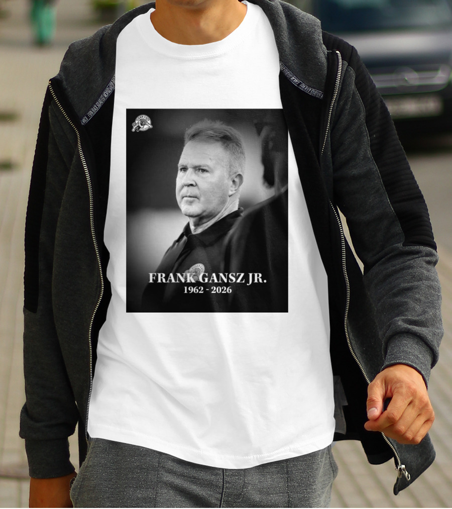 Frank Gansz Jr. 1962 2026 Hamilton Tiger Cats Football T-Shirt