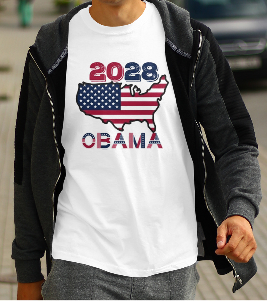 Barack Obama 2028 For President Election T-Shirt