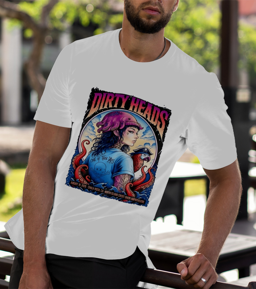 Dirty Heads One Of Those Days Tour 2026 Chula Vista Concert T-Shirt