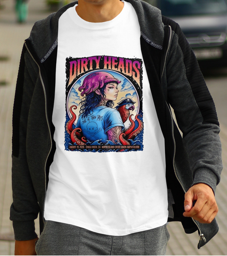 Dirty Heads One Of Those Days Tour 2026 Chula Vista Concert T-Shirt