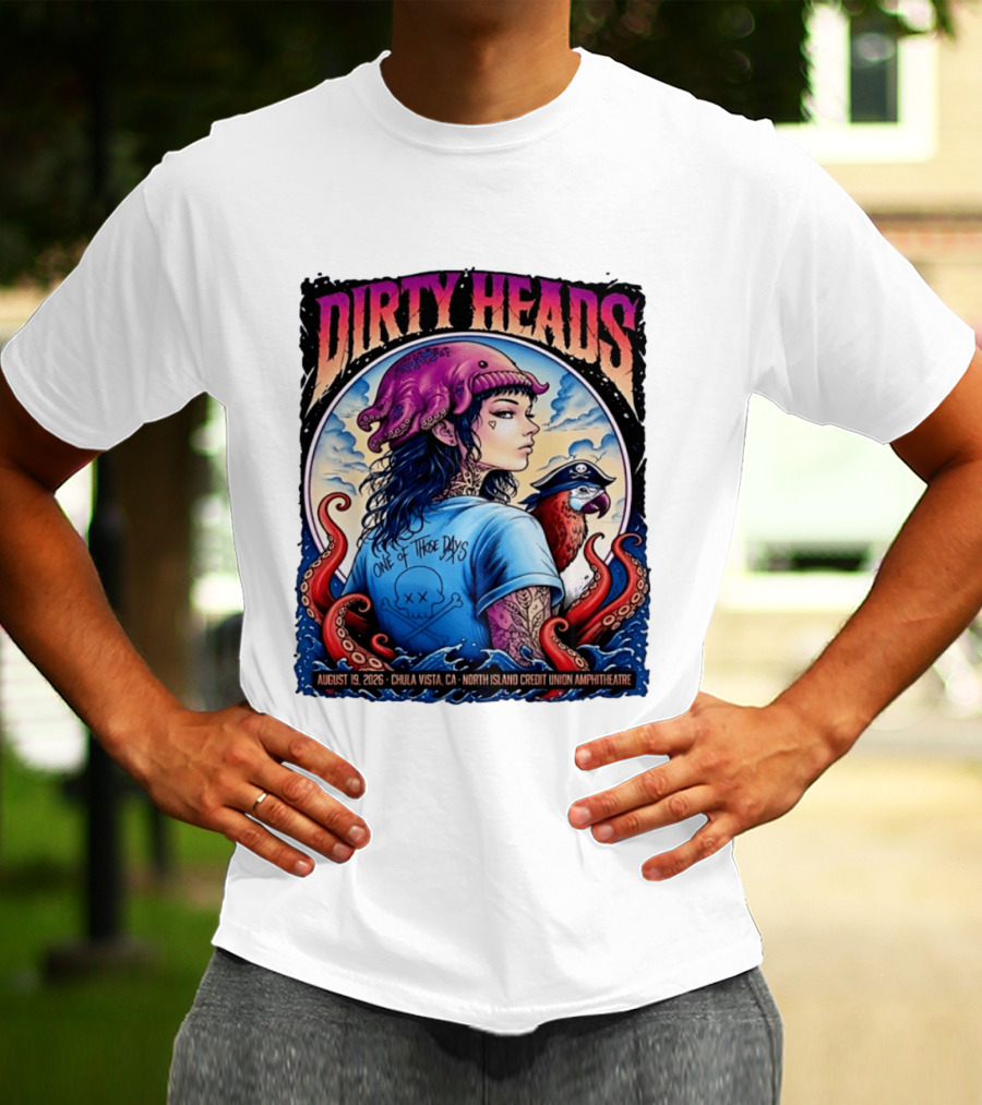 Dirty Heads One Of Those Days Tour 2026 Chula Vista Concert T-Shirt