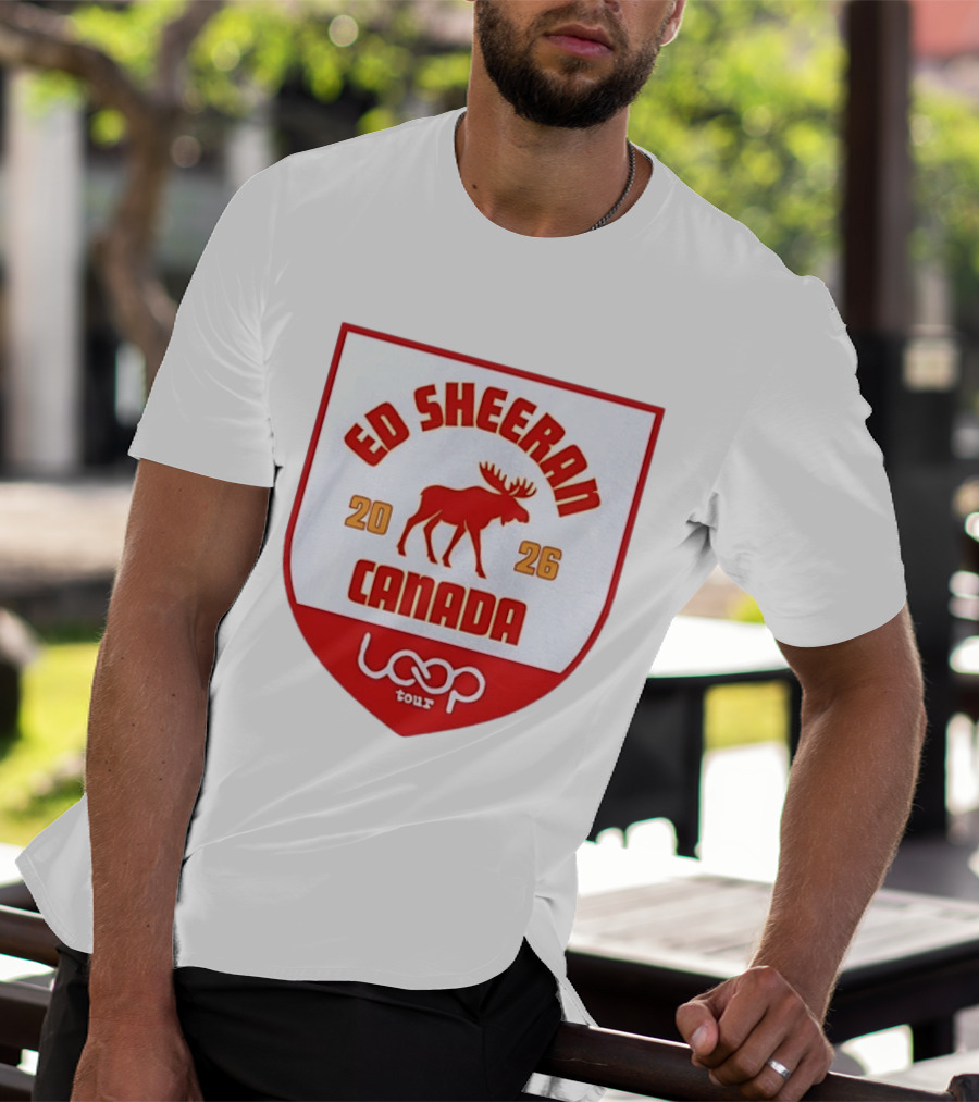 Ed Sheeran 2026 Canada Loop Tour Concert T-Shirt