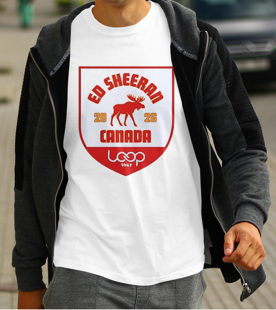 Ed Sheeran 2026 Canada Loop Tour Concert T-Shirt