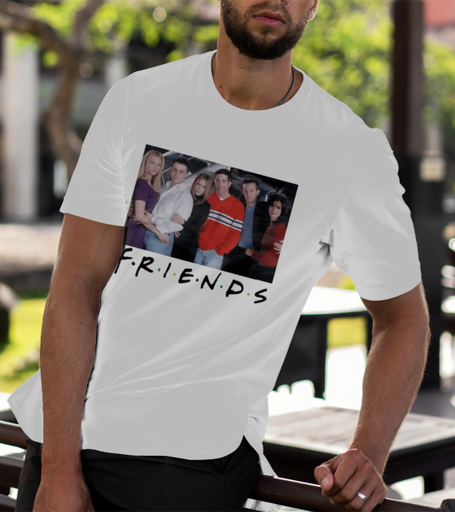 Friends Cast Group 90s Sitcom Rachel Green T-Shirt