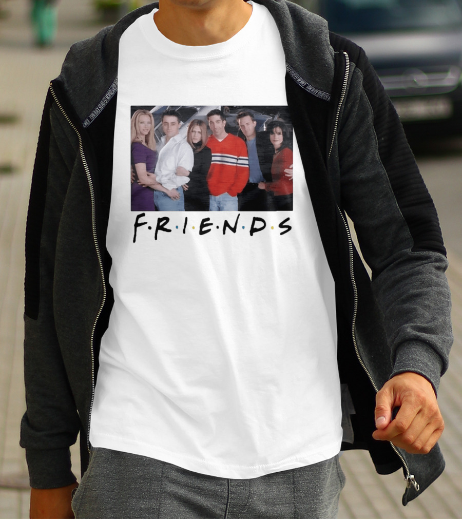 Friends Cast Group 90s Sitcom Rachel Green T-Shirt