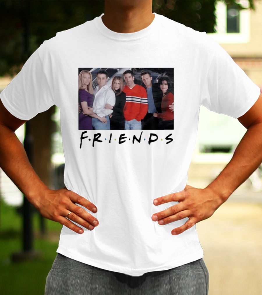 Friends Cast Group 90s Sitcom Rachel Green T-Shirt
