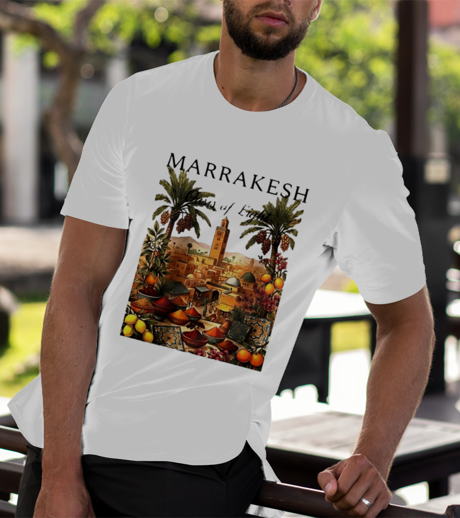 Marrakesh Oasis Of Light Noise Spices And Good Vibes T-Shirt