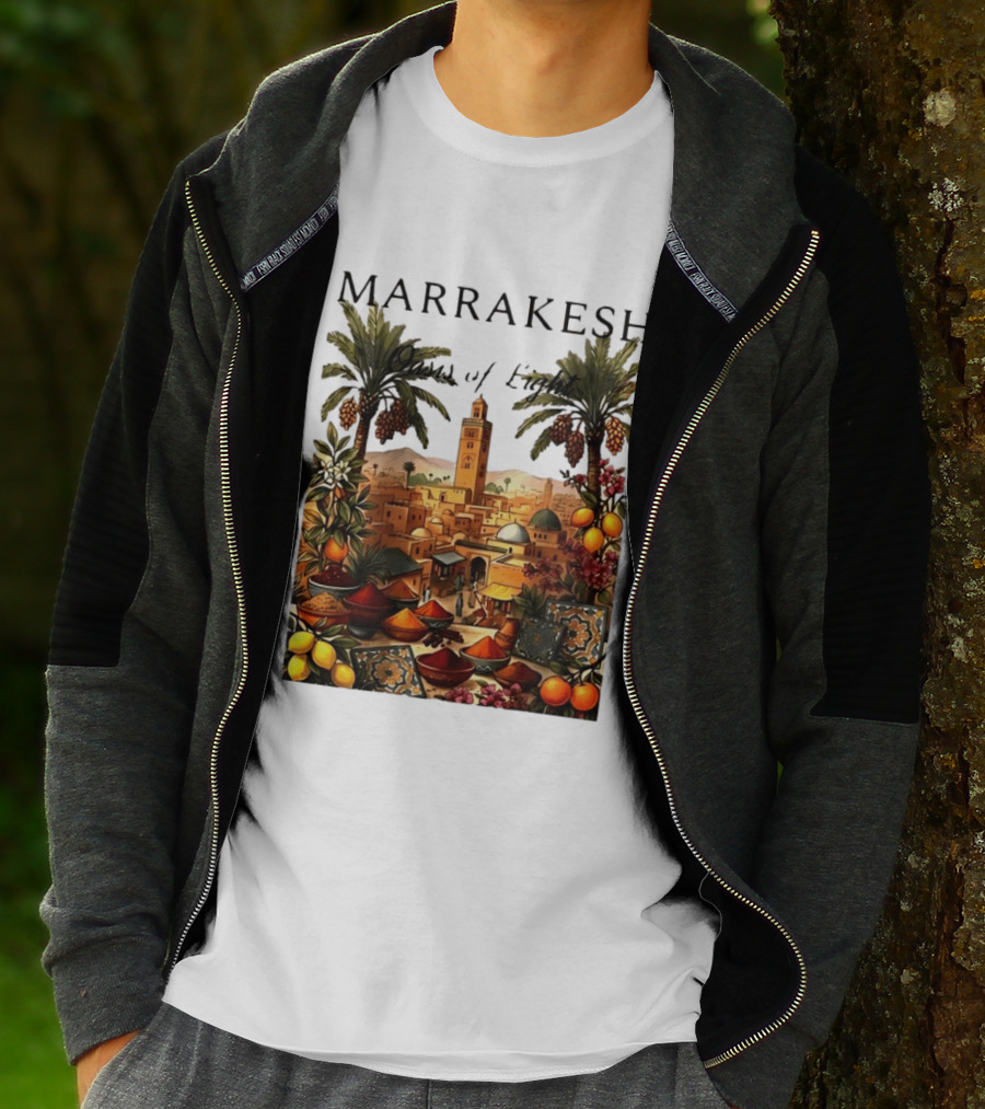 Marrakesh Oasis Of Light Noise Spices And Good Vibes T-Shirt