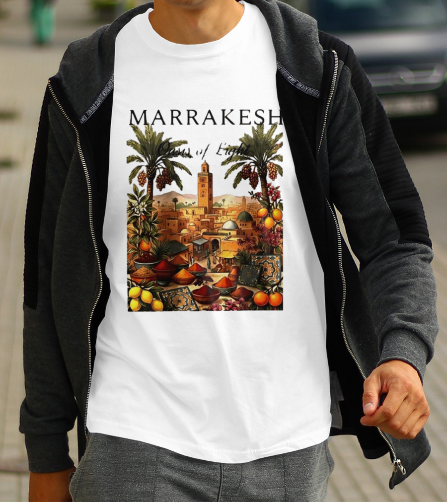 Marrakesh Oasis Of Light Noise Spices And Good Vibes T-Shirt