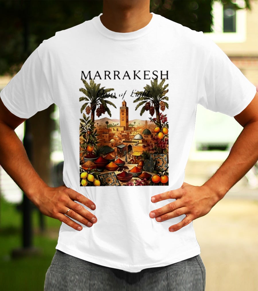 Marrakesh Oasis Of Light Noise Spices And Good Vibes T-Shirt