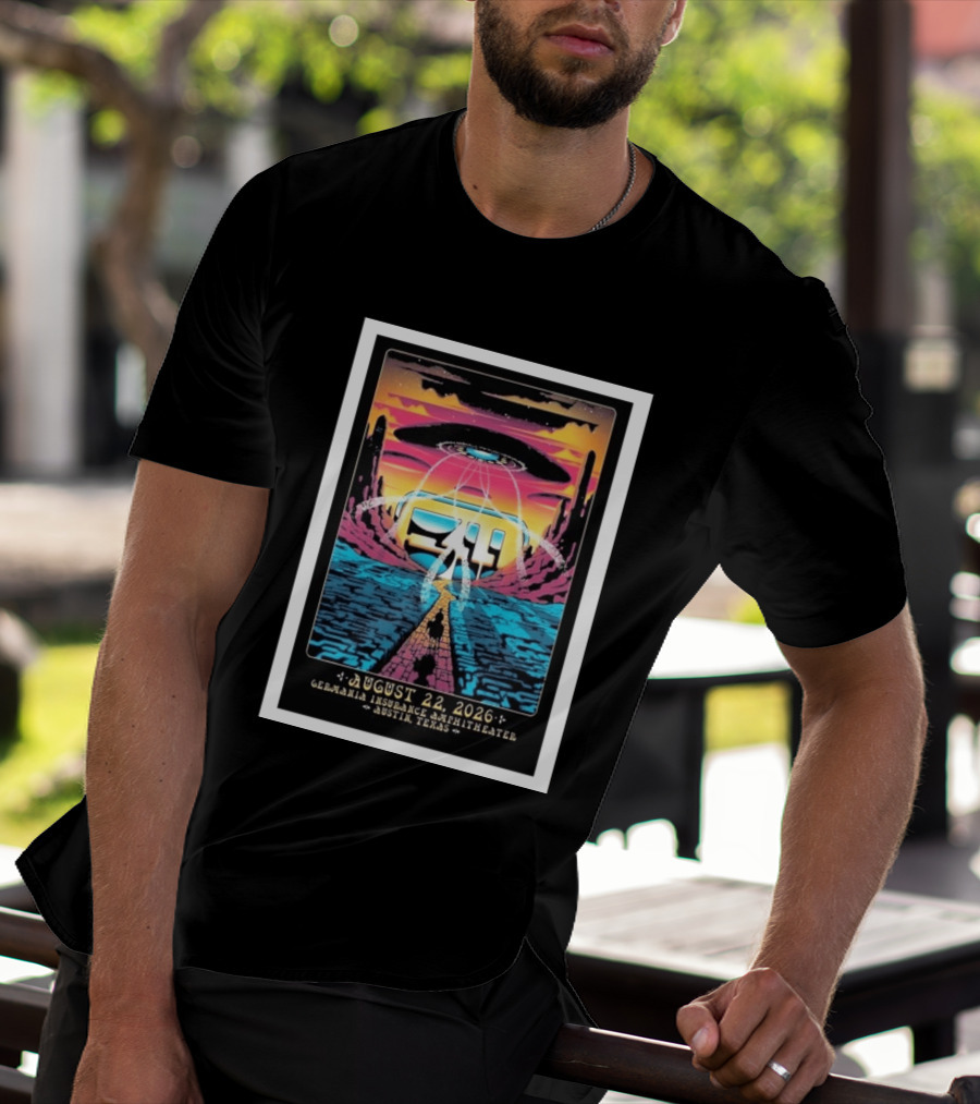 311 Band Live At Germania Insurance Amphitheater Austin Texas August 22 2026 Event T-Shirt